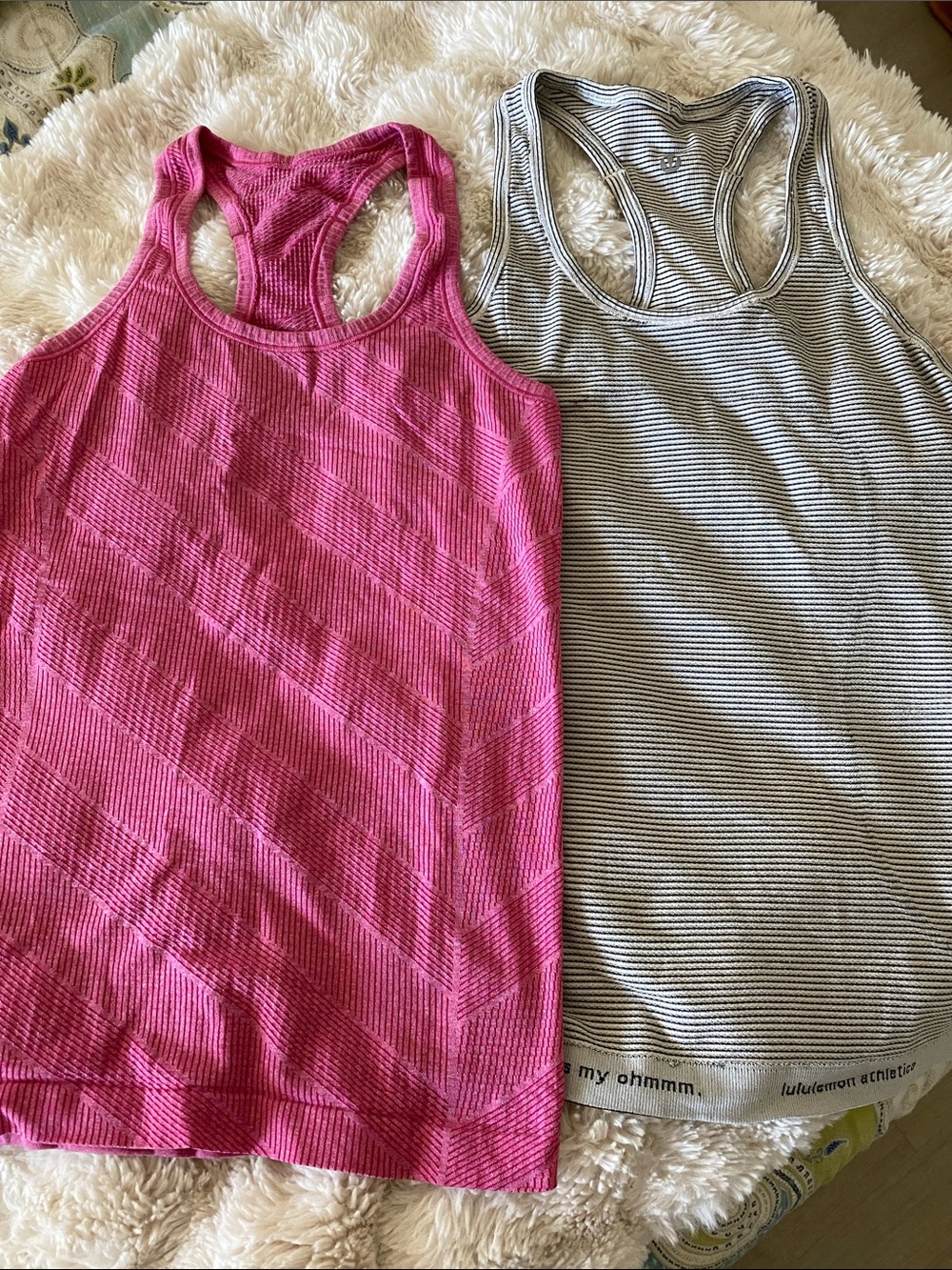 Lululemon Textured Racerback Tanks